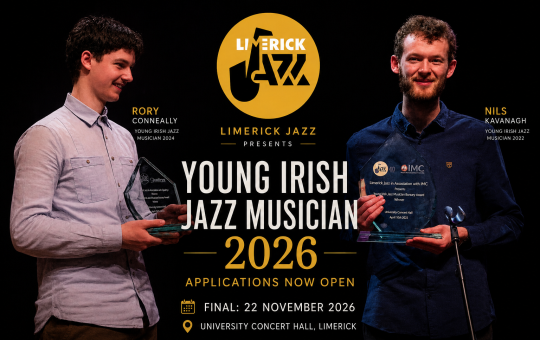Limerick Jazz Launches Young Irish Jazz Musician 2026