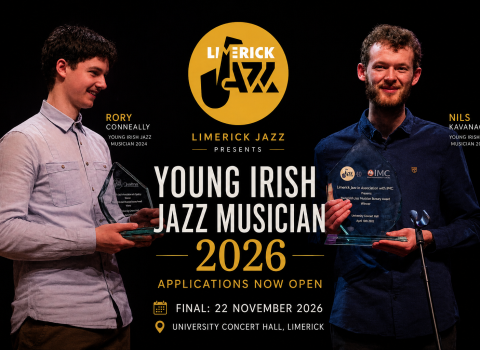Limerick Jazz Launches Young Irish Jazz Musician 2026